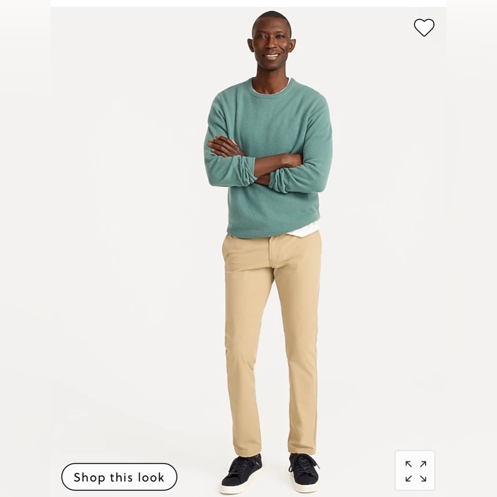 NEW NWT J. Crew 484 Slim Fit Tech Pant Men’s 36 X 34 - Picture 1 of 10